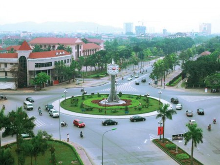 Diện mạo TP. Vinh, tỉnh Nghệ An đang ngày càng thay đổi.