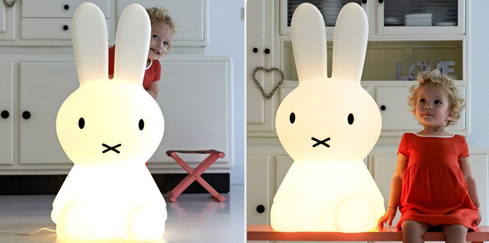Mẫu đèn hình thỏ Miffy cỡ lớn dễ thương