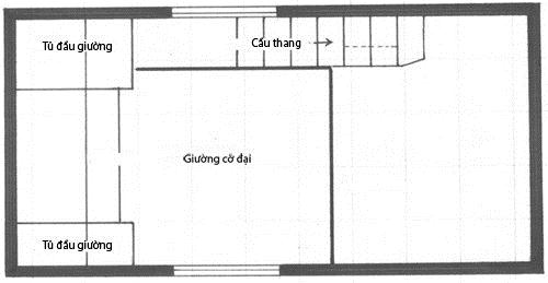 Bản thiết kế chi tiết căn gác xép tầng 2