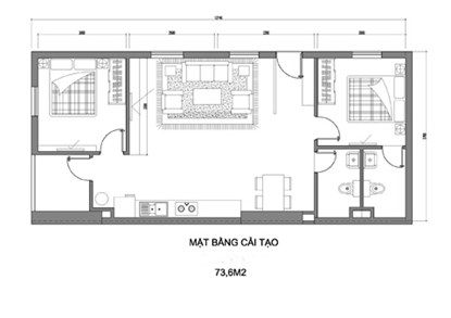 Bản vẽ mặt bằng cải tạo