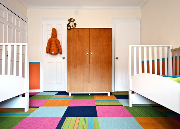  gam màu sắc nổi bật cho sàn phòng của bé
