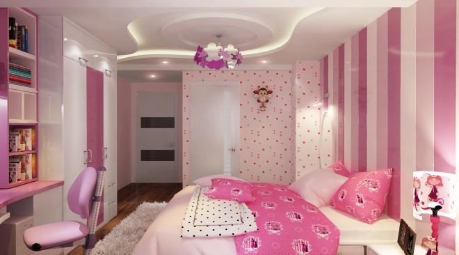 Không gian phòng ngủ của con gái