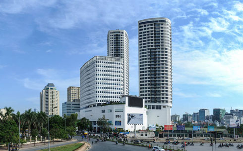 Tòa nhà Indochina Plaza ở Hà Nội.