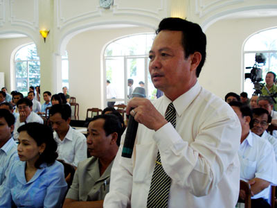 Ông Nguyễn Điểu, Giám đốc Sở Tài nguyên & Môi trường Đà Nẵng