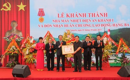 khánh thánh nhà máy nhiệt điện An Khánh