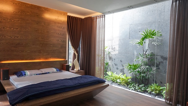 KTS đặc biệt chú ý đến khoảng thông tầng và không gian xanh giúp cho không khí lưu thông và mang lại cuộc sống hài hòa, gần gũi với thiên nhiên phòng ngủ đẹp