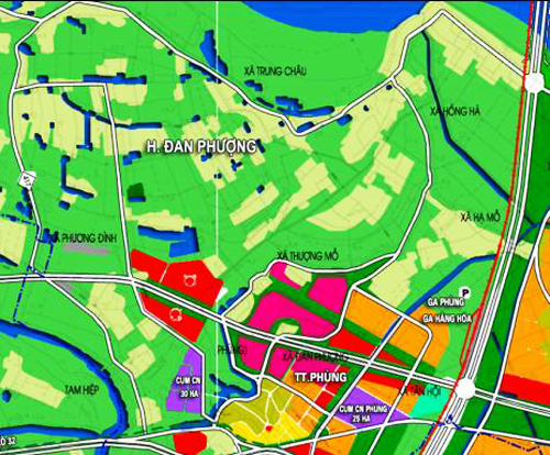 Quy hoạch chung xây dựng huyện Đan Phượng đến năm 2030 