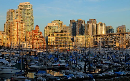Khu vực phía Tây Vancouver, Canada, nơi nhà giàu Trung Quốc ​ đổ tới tìm mua nhà  (ảnh: Bloomberg/Getty)