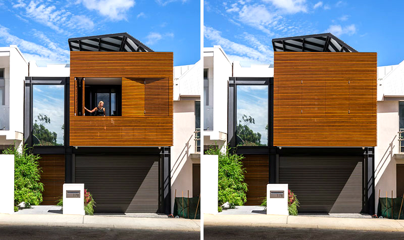 Ngôi nhà hiện đại với hệ gỗ, kính, ánh sáng cùng gió ban ngày mang đến  ​cảm giác như thiên nhiên xanh mát trong nhà