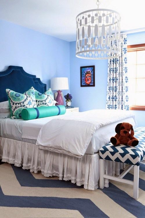 Tone xanh dương pastel còn mang lại cảm giác ngọt ngào, giúp cho không gian căn nhà ​ trở nên lãng mạn, dịu dàng hơn