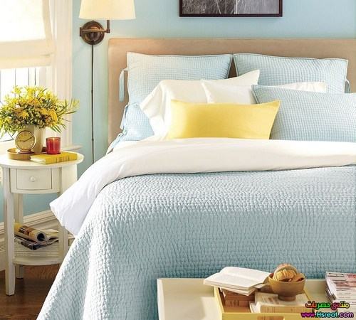  Xanh dương chính là gam màu phù hợp nhất cho phòng ngủ, sự xuất hiện của gam màu  sẽ góp phần mang lại cho bạn những phút giây thực sự thư giãn