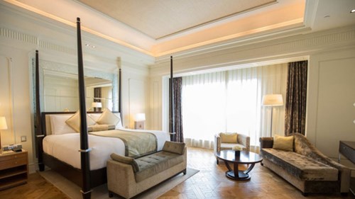 Phòng tổng thống nằm trên tầng 20 của khách sạn Intercontinental Asiana Saigon,  ​thuộc quận 1 trung tâm Tp.HCM