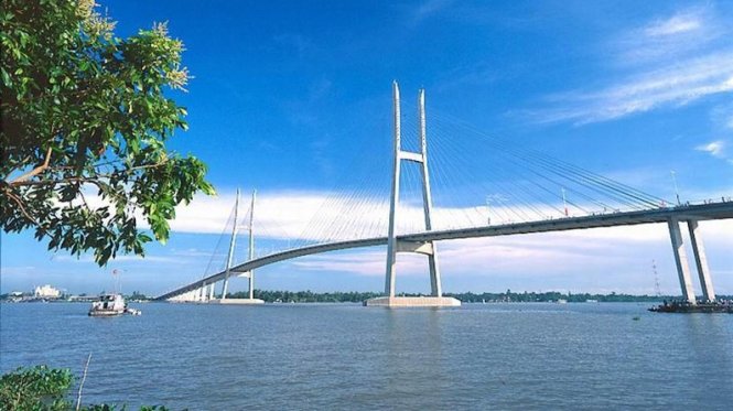 Cầu Mỹ Thuận 2 là một phần của tuyến đường cao tốc Tp.HCM - Trung  Lương - Mỹ Thuận - Cần Thơ.