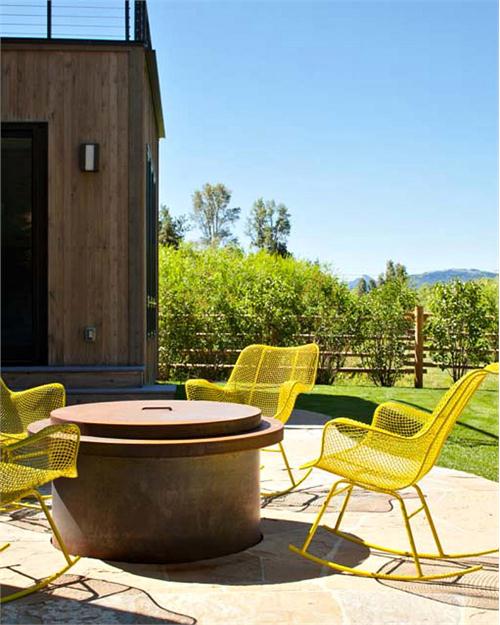Bộ ghế với thiết kế ấn tượng cho khu vườn