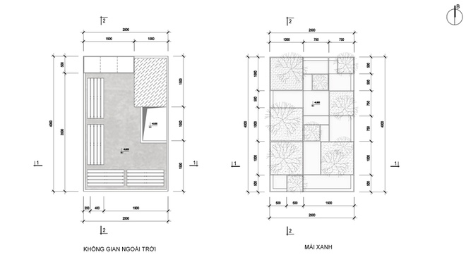 Bản thiết kế không gian ngôi nhà