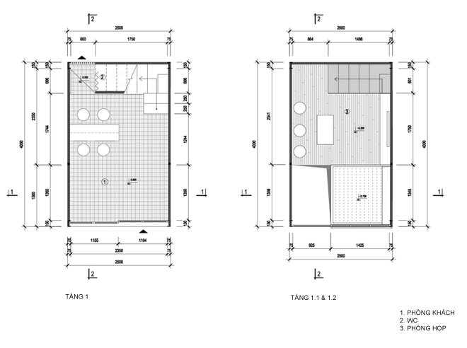 Bản thiết kế không gian ngôi nhà