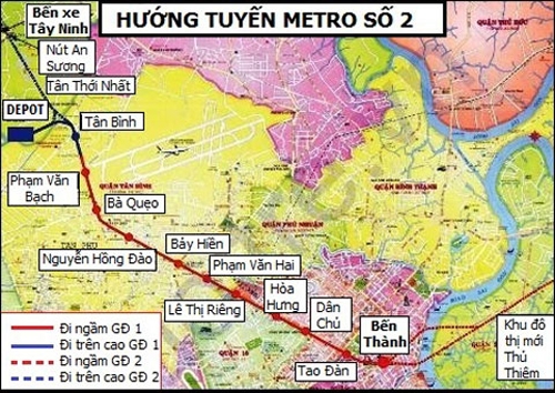 ​Đẩy nhanh tiến độ dự án Metro tuyến Bến Thành-Tham Lương