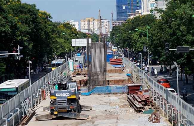 Dự án metro Nhổn - ga Hà Nội có thể sẽ tiếp tục chậm tiến độ? (ảnh: internet)