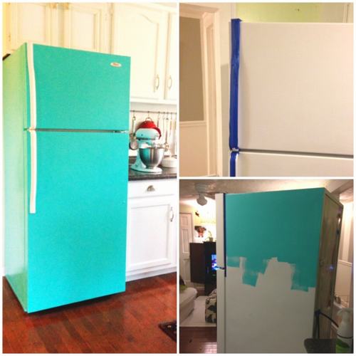 "Khoác áo mới" cho tủ lạnh nhờ màu sơn hoặc giấy dán  