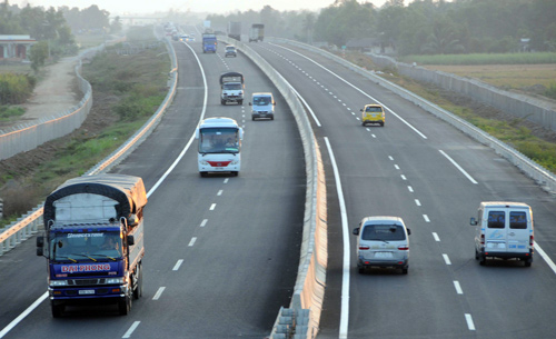 Đến năm 2020 sẽ hoàn thành gần 500 km tuyến cao tốc Bắc-Nam. 