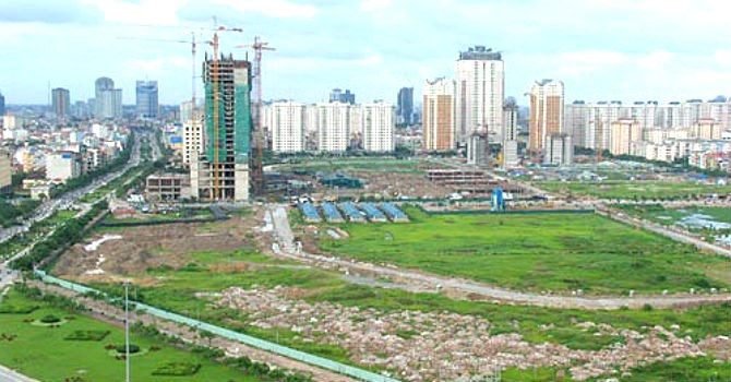 kế hoạch sử dụng đất của 7 huyện, quận Hà Nội