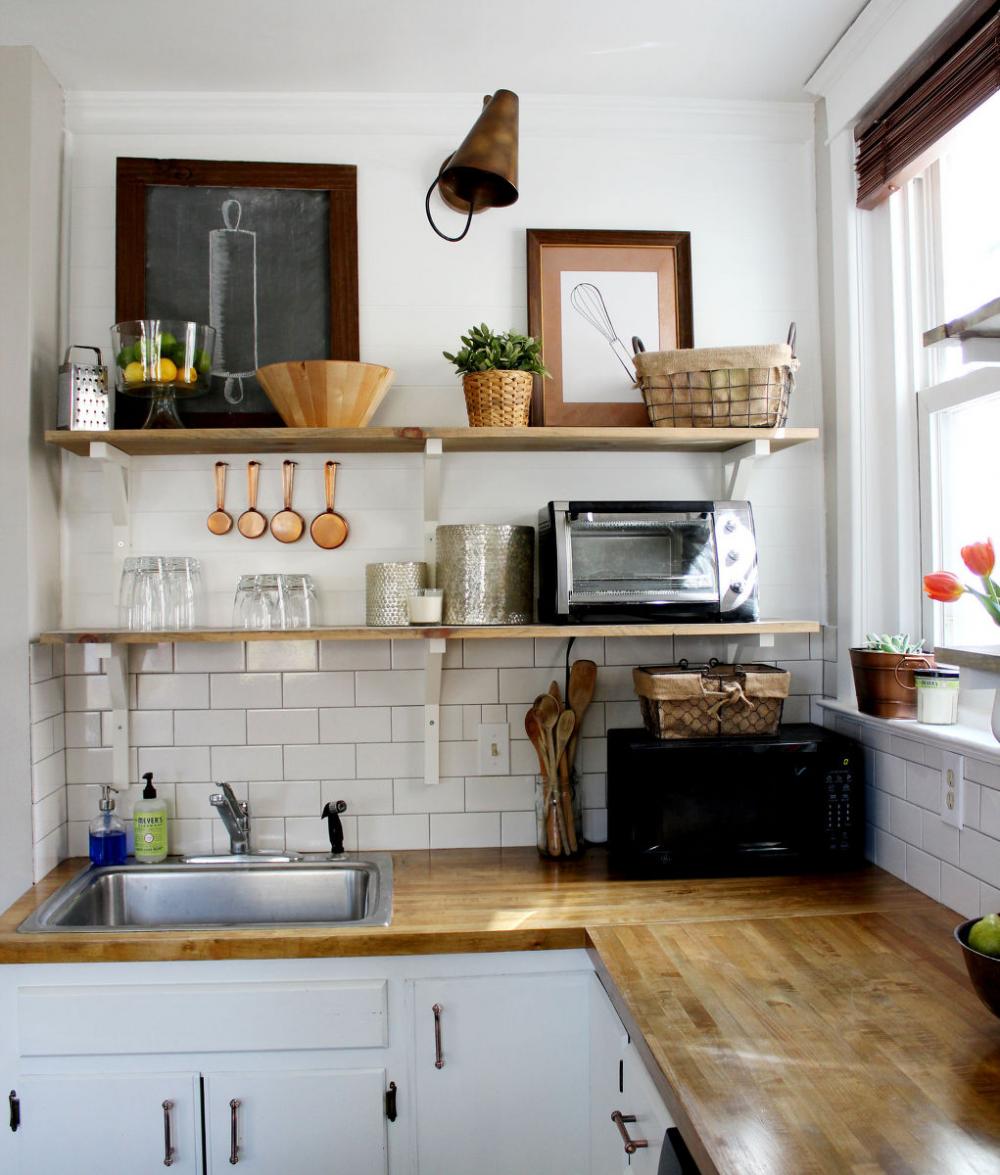 Gợi ý 4 cách xếp đặt    cho nhà bếp nhỏ trở nên  gọn gàng  , đầm ấm  hơn