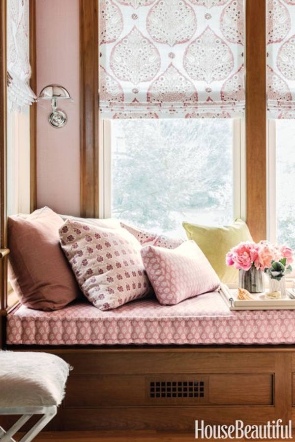 Gam màu hồng đào nội thất 