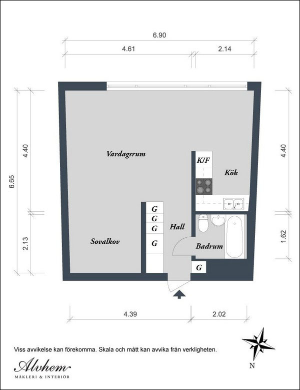 Bản vẽ thiết kế của căn hộ