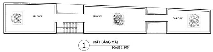 Sơ đồ các mặt cắt của ngôi nhà