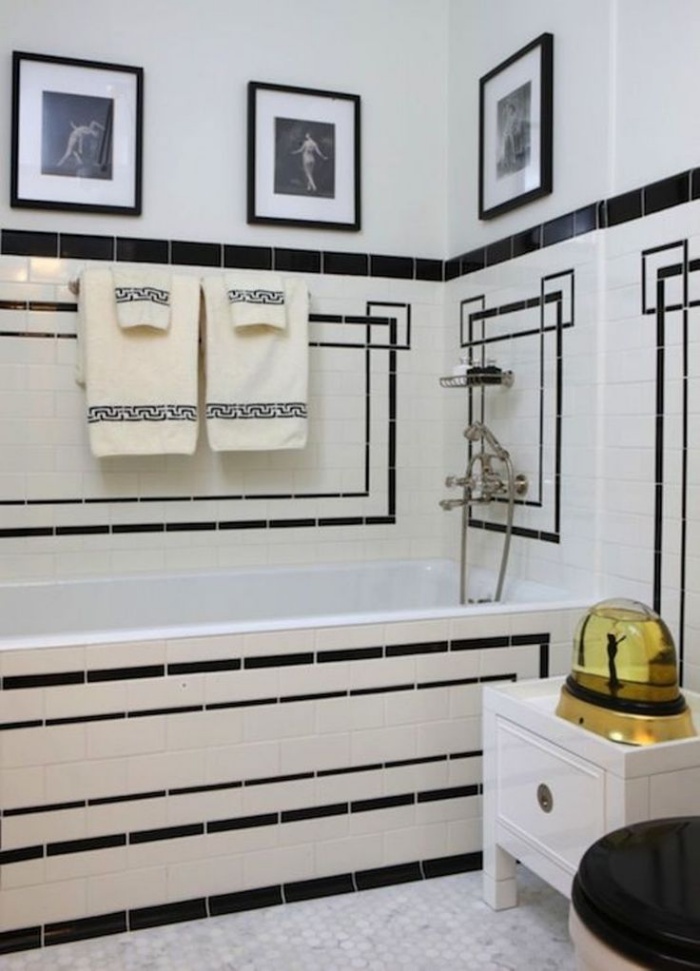 nhà tắm phong cách Art Deco