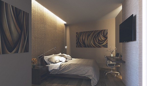 Phòng ngủ tuyệt đẹp với ý tưởng trang trí từ đèn