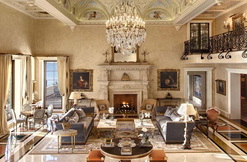Phòng khách phong cách Baroque 