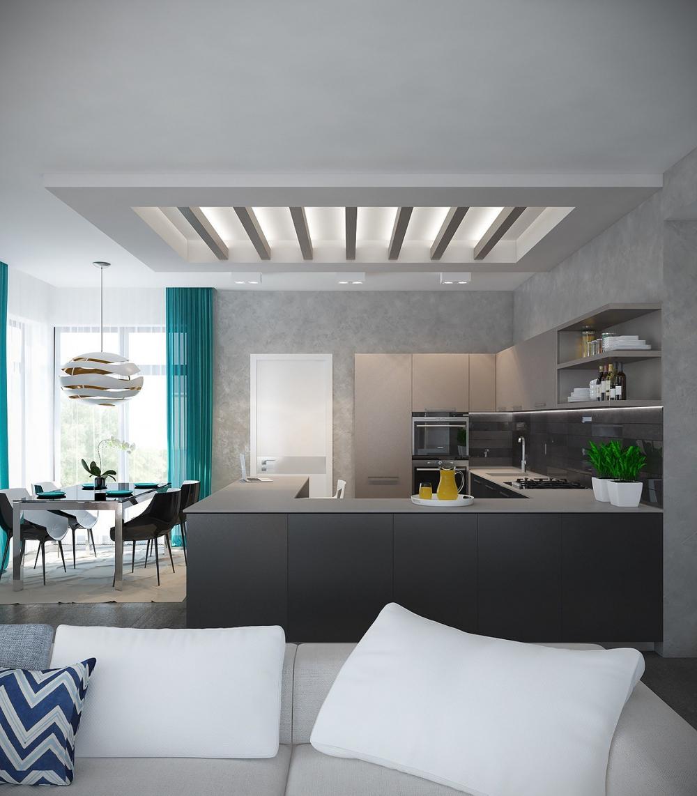 Căn hộ 2 phòng ngủ được phối màu tinh tế, hợp lý giúp làm nổi bật những món nội thất mà gia chủ yêu thích.