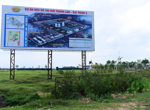Một dự án chậm triển khai tại huyện Mê Linh