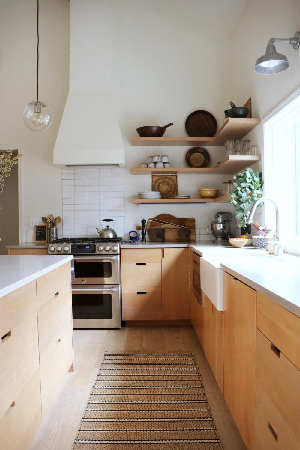 phòng bếp phong cách Scandinavia