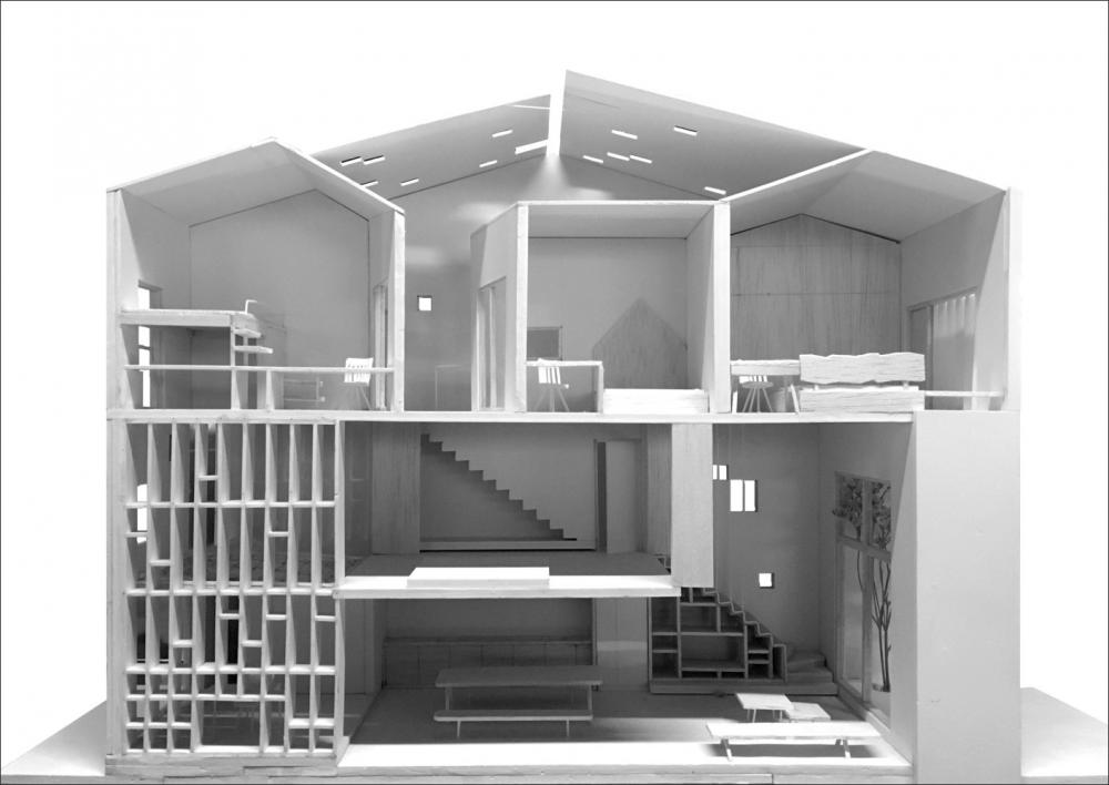 mô hình thiết kế ngôi nhà