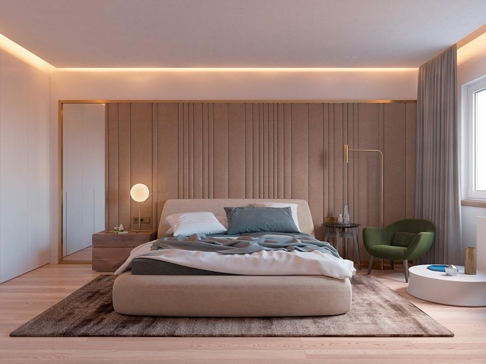 Phòng ngủ tông màu trung tính
