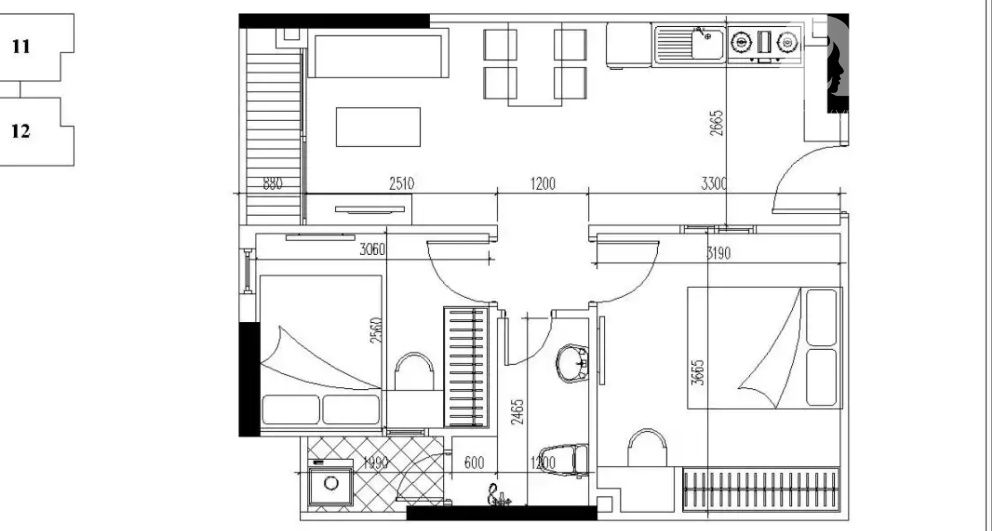 Tư vấn thiết kế nội thất căn hộ 49m2 dành cho gia đình 3 người