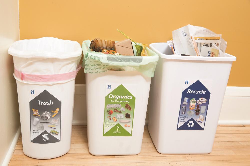 phân loại rác giúp nhà cửa luôn gọn gàng
