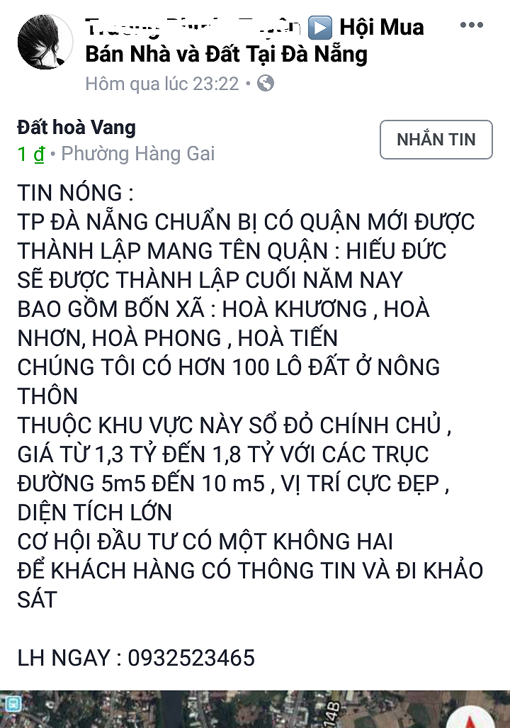 tung tin Đà Nẵng thành lập quận mới