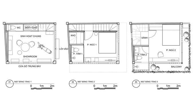 bản vẽ mặt bằng nhà 18m2