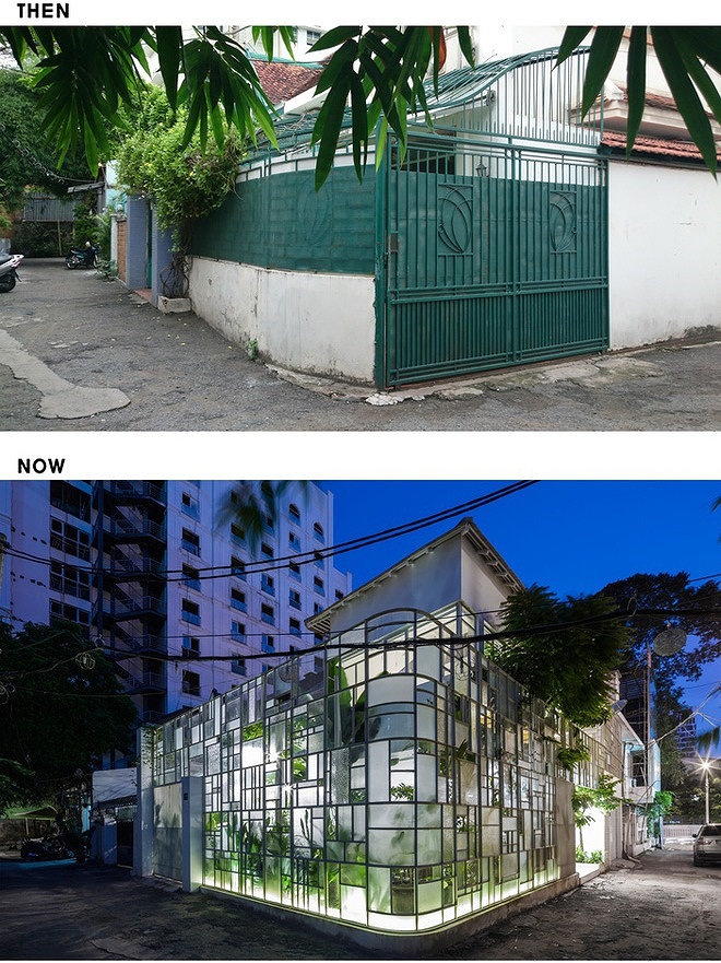 hình ảnh ngôi nhà trước và sau khi cải tạo