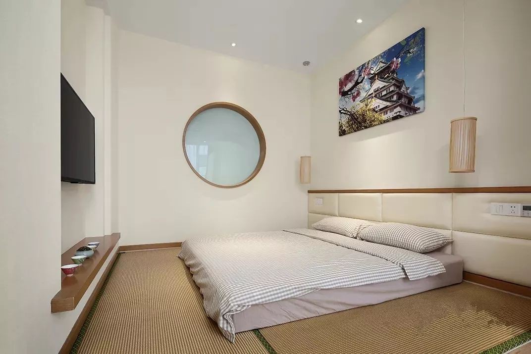 phòng ngủ sử dụng chiếu đa năng tatami