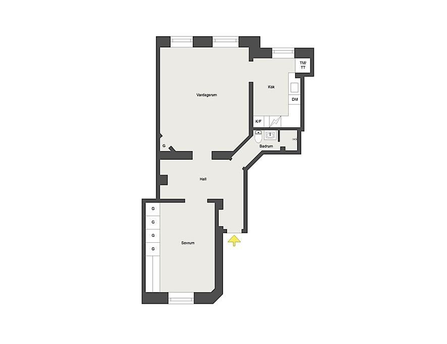 Hình ảnh bản vẽ thiết kế nội thất căn hộ 62m2