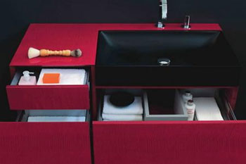 Hệ lavabo và kệ đứng trong bộ sưu tập Juke Box