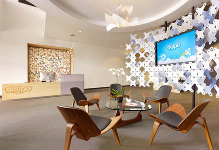 skype office interior Ngất ngây khi ghé thăm đại bản doanh của Skype tại Bắc Mỹ