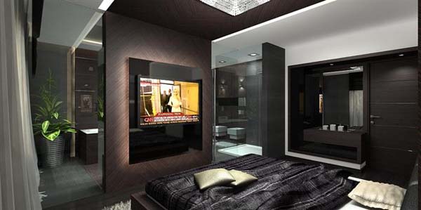 Luxury penthouse design 13 Luxurious Penthouse Apartment with Breathtaking Colour Composition