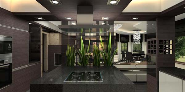 Luxury penthouse design 8 Luxurious Penthouse Apartment with Breathtaking Colour Composition