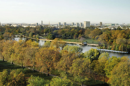 View tuyệt đẹp từ One Hyde Park, Lon Don