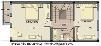 Mặt bằng tầng 2